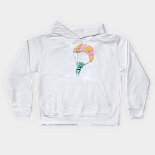 Elephant Tiffan & parachute Kids Hoodie